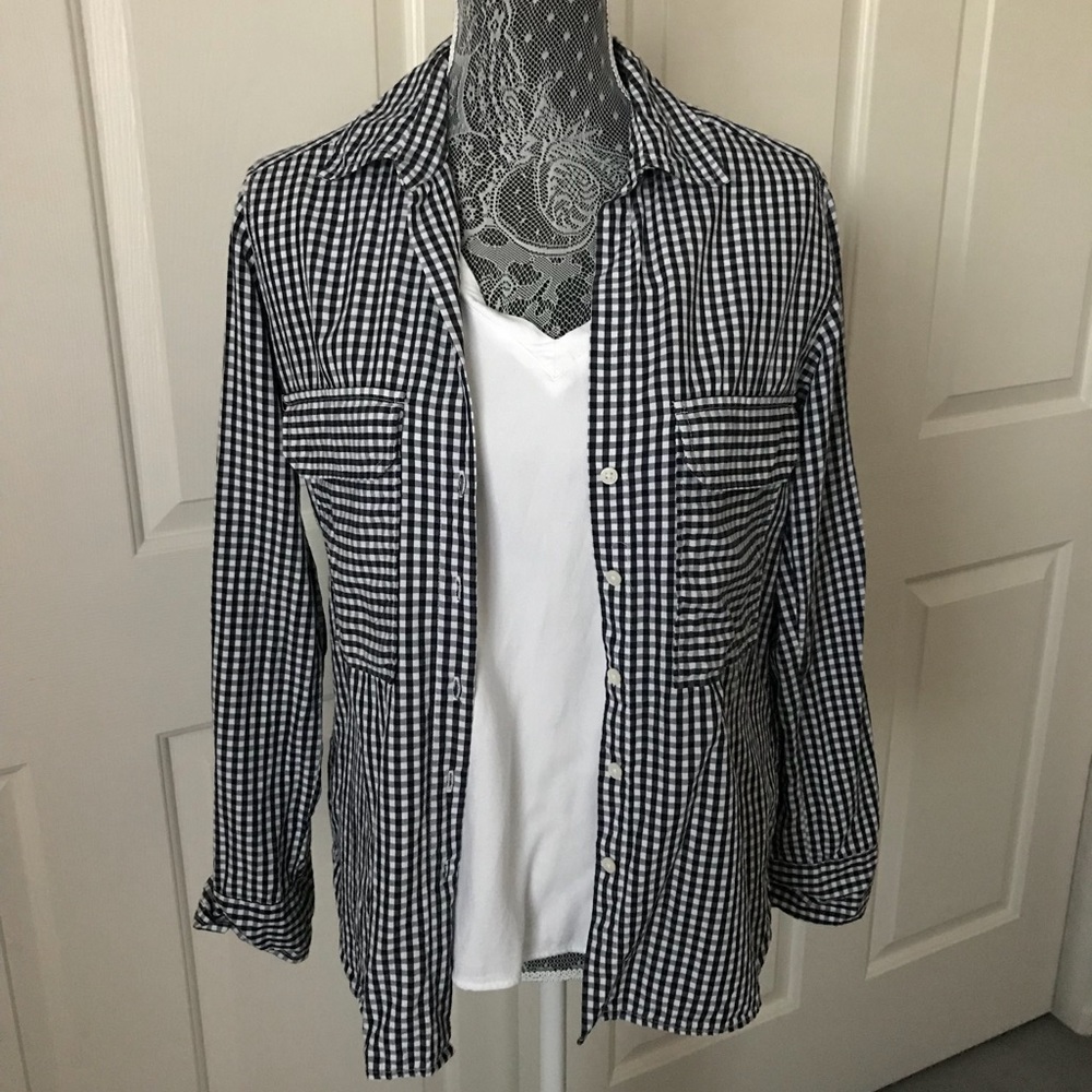 🔥 Zara Gingham Top- S